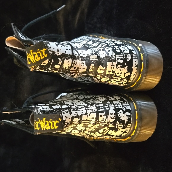 Super rare Andy Warhol Doc Martens size 4 mens, - Picture 4 of 5
